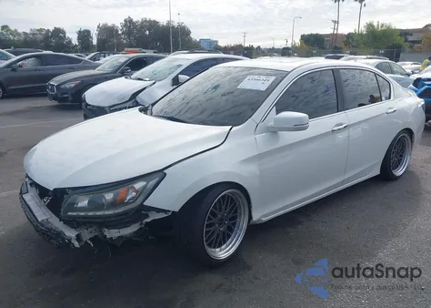 2014 Honda Accord Ex-L V-6 from USA, damaged, VIN 1HGCR3F85EA034035